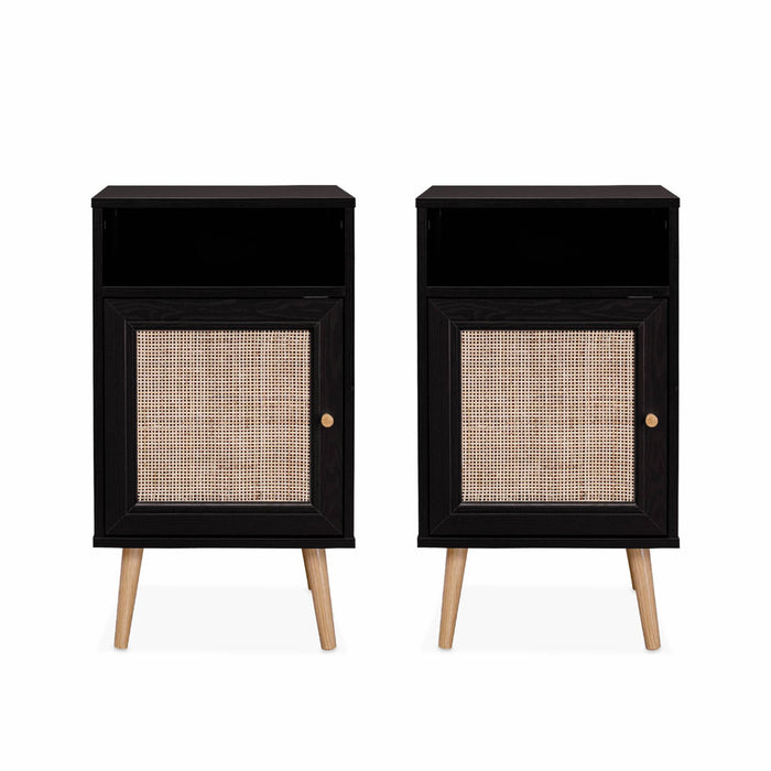 sweeek - Nachtkastjes bohème, 2x 40x39x70cm