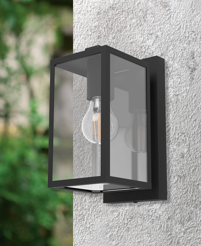 EGLO Budrone Wandlamp Buiten - E27 - 27 cm - Zwart