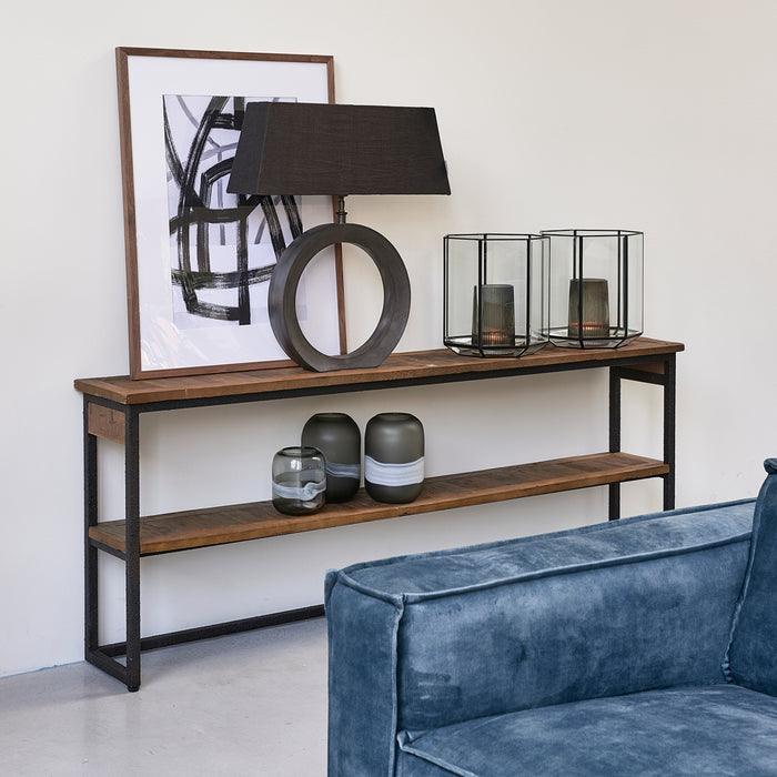 Riviera Maison Rectangular Lampshade black 15x60