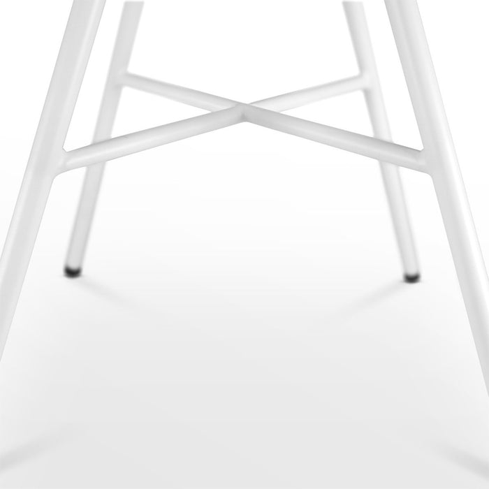 Nolon Noa-Fé eetkamerstoel velvet oker brons - wit onderstel