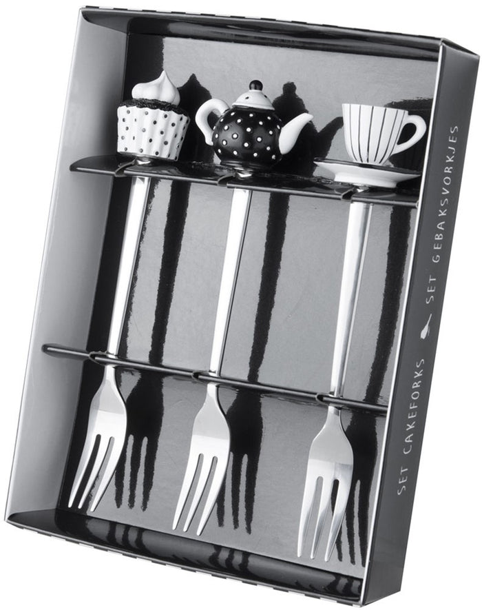 Dutch Rose Giftset 3 Gebaksvorkjes