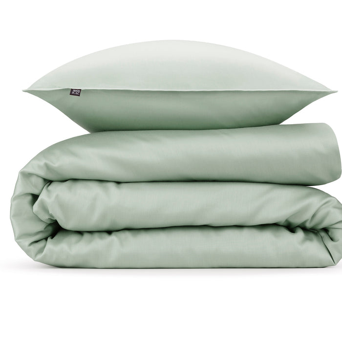 Zo!Home Satinado Dekbedovertrek 200 x 220 cm - Foam Green