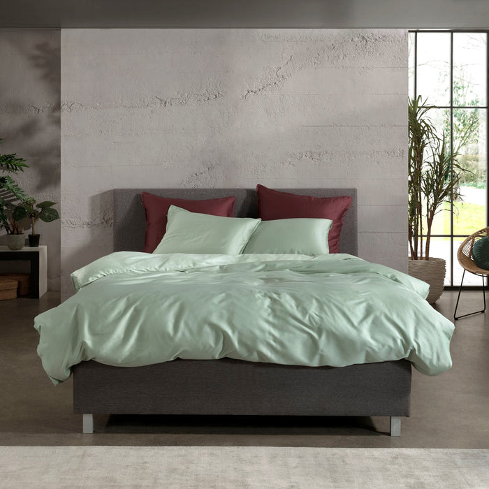 Zo!Home Satinado Dekbedovertrek 240 x 220 cm - Foam Green