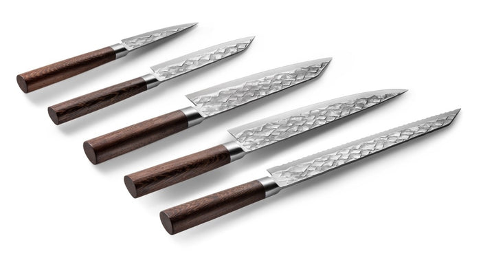 BARE Cookware Messenset, 5-delig, Duits staal en Levenslange Garantie