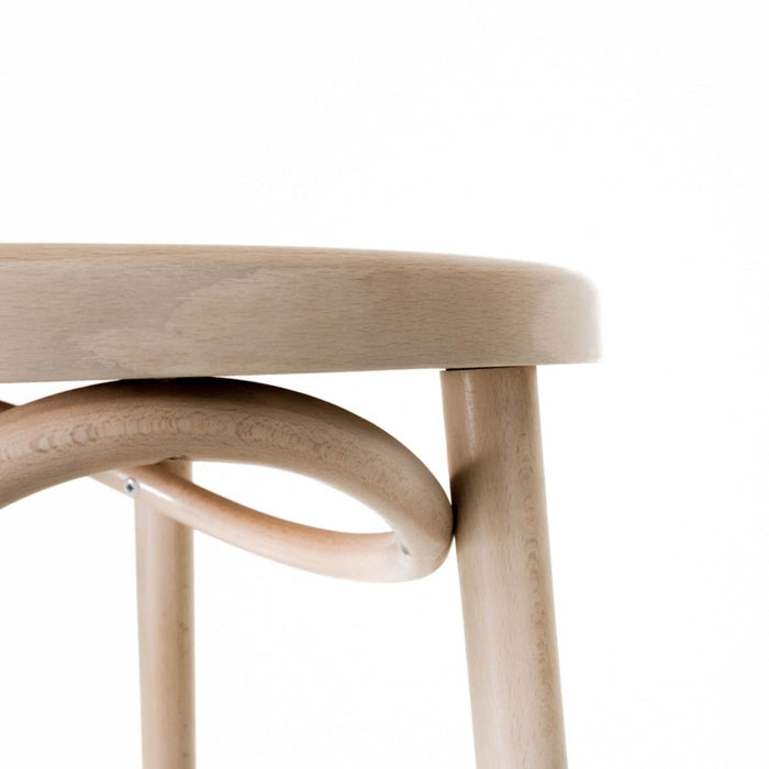 Fameg Vienna Thonet No. 18 houten barkruk whitewash - 75 cm