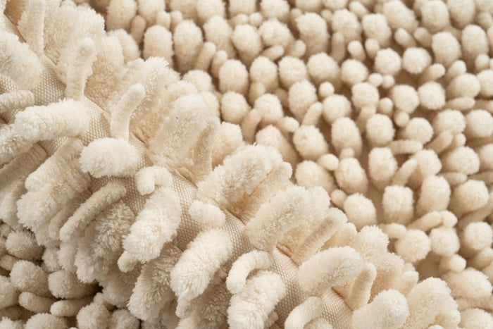 Obsession Fluffy Ø55 cm Ronde Badmat Ivory