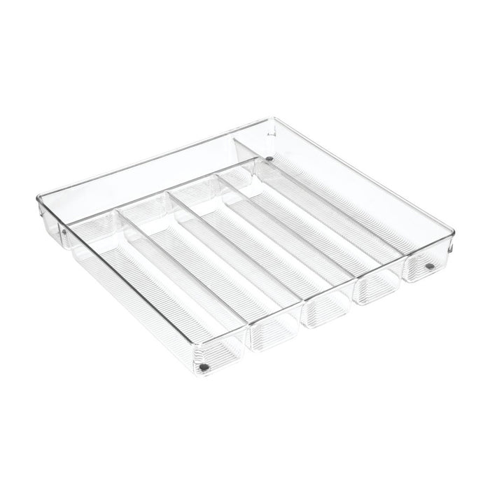 Lade Organizer, 6 Vakken, 34.8 x 34.3 x 5.1 cm, Kunststof, Transparant