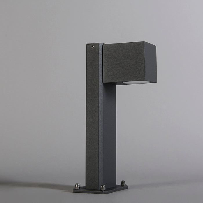 QAZQA Smart staande buitenlamp antraciet 30 cm IP44 incl. Wifi GU10 -