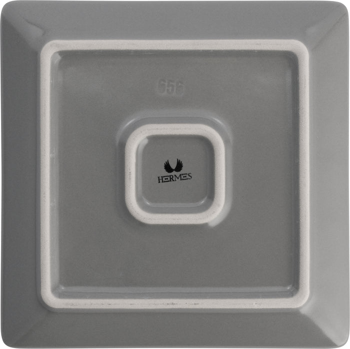 Lite-Body Hermes Gebaksbordjes - Set van 8 stuks - Ø16 cm - Grijs Mat