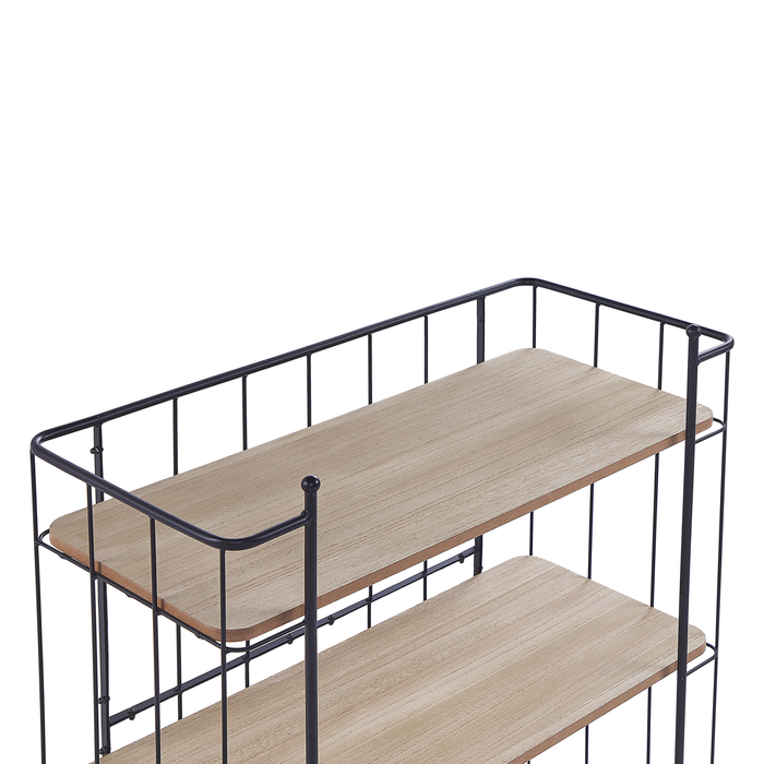 Beliani - GABBS - Keukentrolley - Lichte houtkleur - Metaal