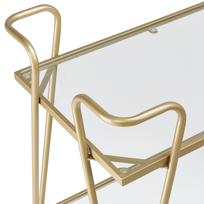 Beliani - NOTI - Keukentrolley - Goud - IJzer