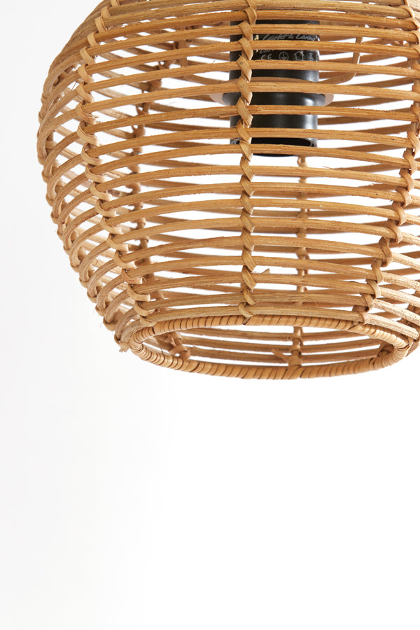 Light & Living - Lampenkap LATVIA - Ø23x18cm - Bruin