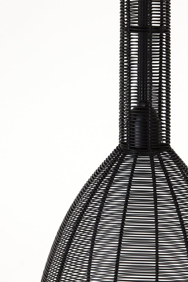D - Light & Living - Hanglamp TARTU - Ø14x60cm - Zwart
