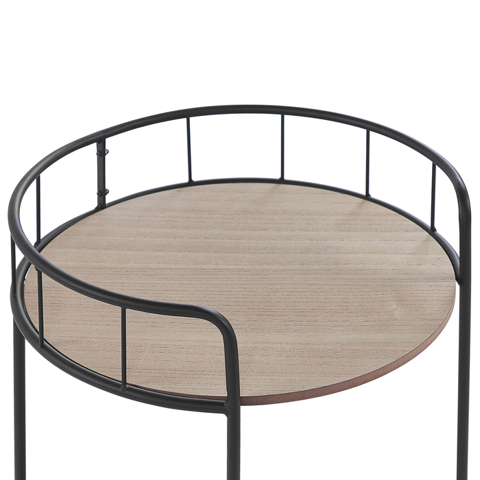 Beliani - HIKO - Keukentrolley - Zwart - Metaal