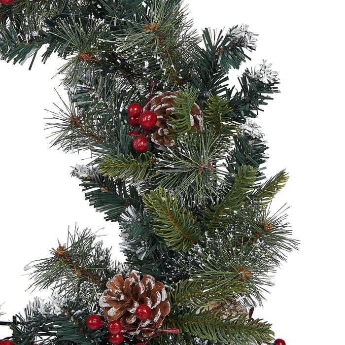 Beliani - PAIMIO - Krans - Groen - Synthetisch materiaal