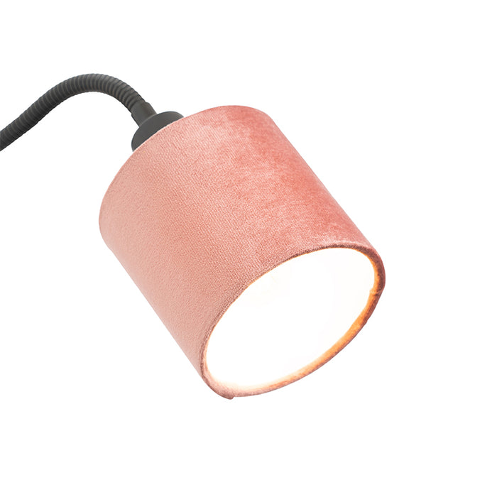 QAZQA Wandlamp merwe - Roze - Modern - L 10cm