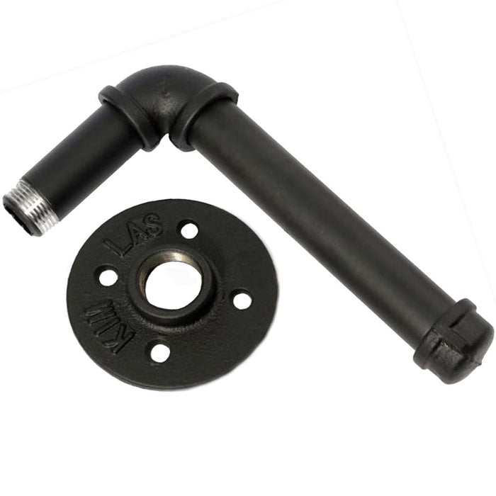 QUVIO Toiletrolhouder - Zwart