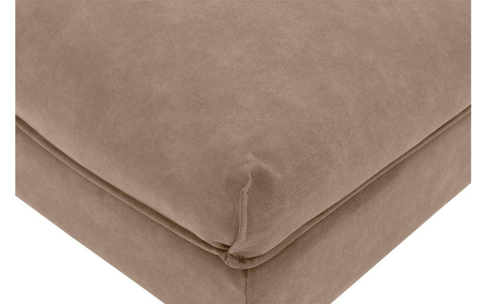 Goossens Hocker Jonas in microleer, lever