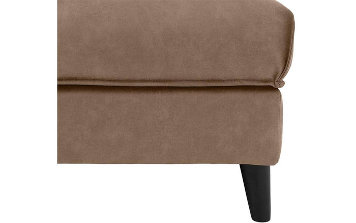 Goossens Hocker Jonas in microleer, lever