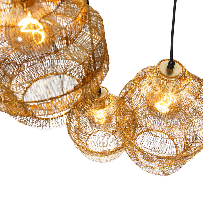 QAZQA Hanglamp vadi - Goud|messing - Oosters - D 400mm