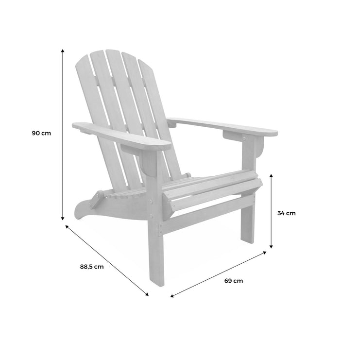 sweeek - Adirondack tuinstoel van hout