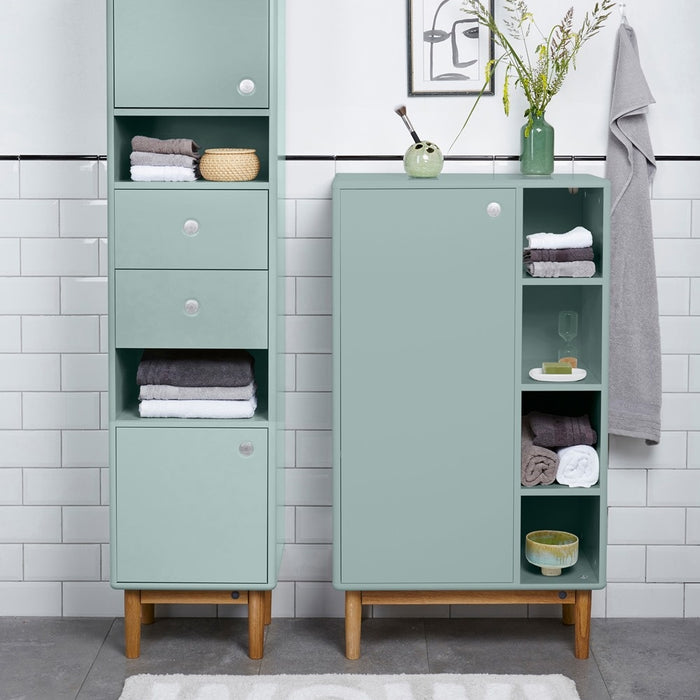 Tenzo Color Bath Badkamerkast met Vakken Sage Groen