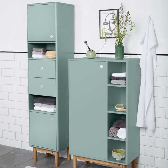 Tenzo Color Bath Badkamerkast met Vakken Sage Groen