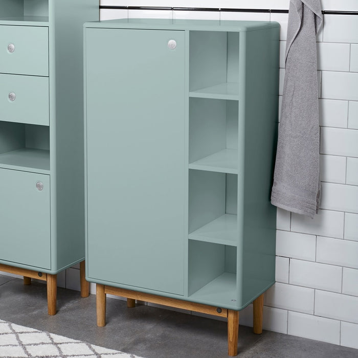 Tenzo Color Bath Badkamerkast met Vakken Sage Groen
