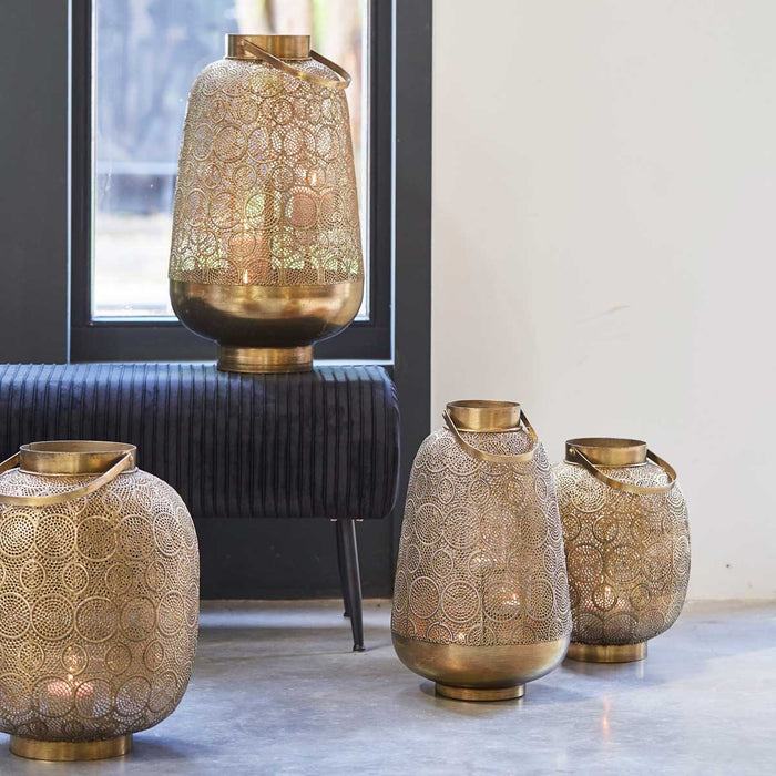 Riverdale - Lantaarn Ellen - H38cm - goud - Goud