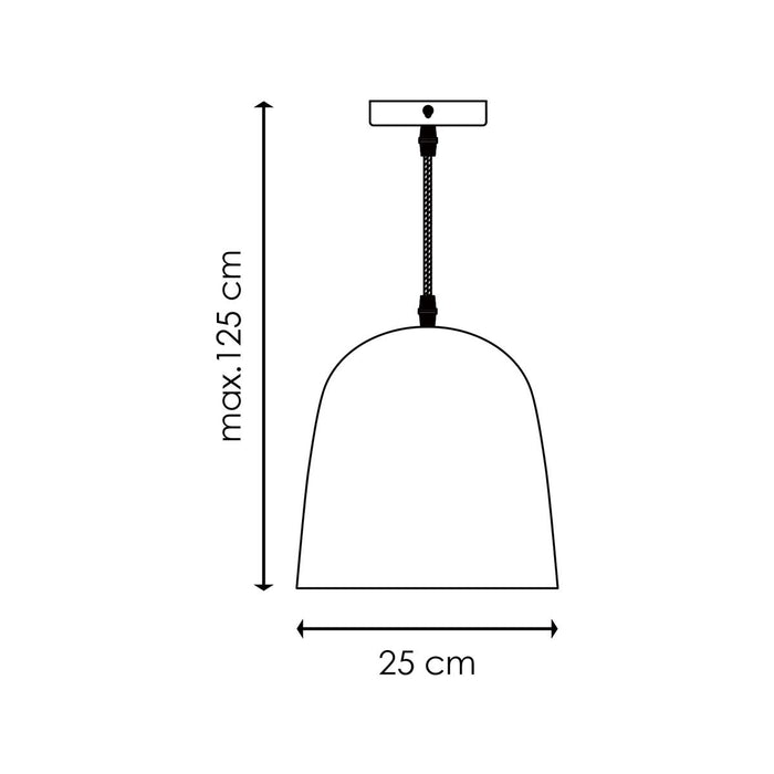 Home sweet home Rusty C Small Hanglamp 25 cm – Bruin