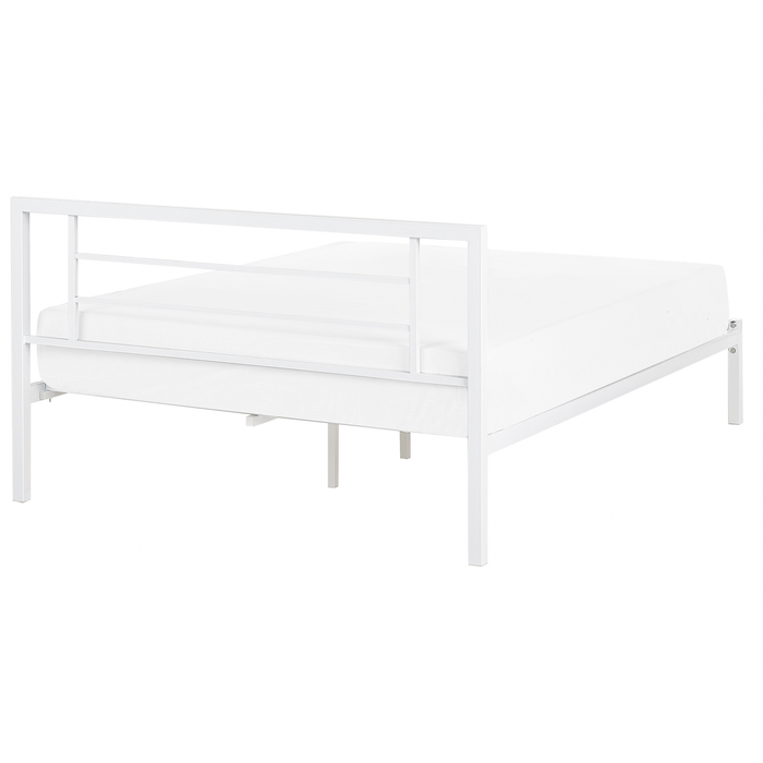 Beliani - CUSSET - Tweepersoonsbed - Wit - 140 x 200 cm - Metaal
