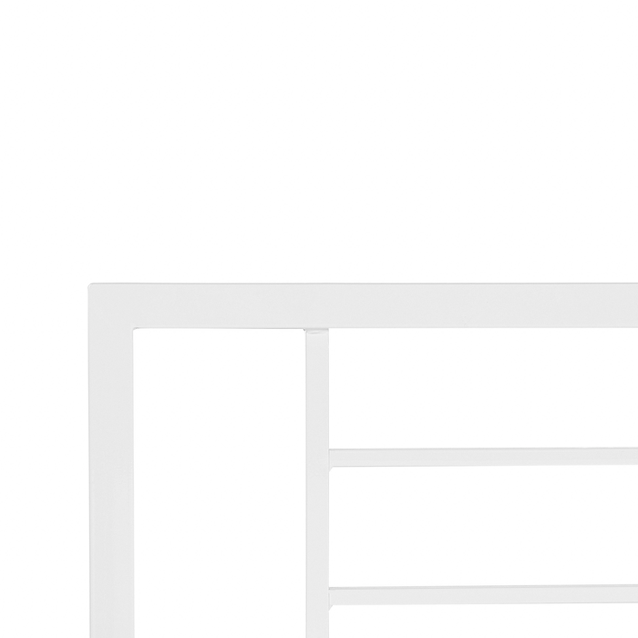 Beliani - CUSSET - Tweepersoonsbed - Wit - 140 x 200 cm - Metaal