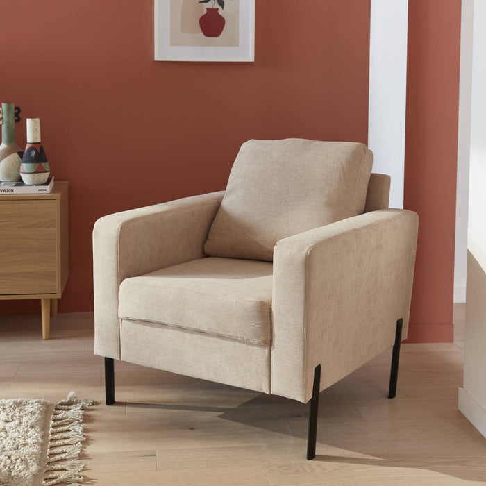 sweeek - Corduroy fauteuil, 1-zits