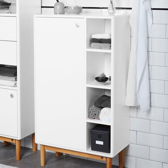 Tenzo Color Bath Badkamerkast met Vakken Wit
