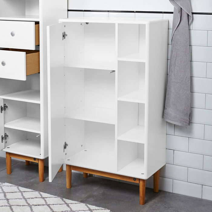 Tenzo Color Bath Badkamerkast met Vakken Wit