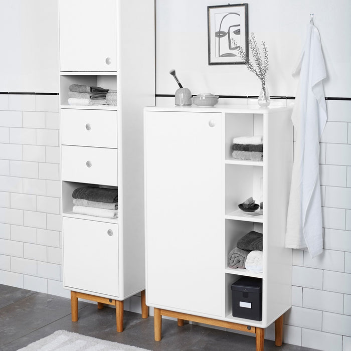 Tenzo Color Bath Badkamerkast met Vakken Wit