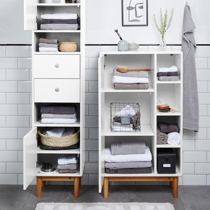 Tenzo Color Bath Badkamerkast met Vakken Wit