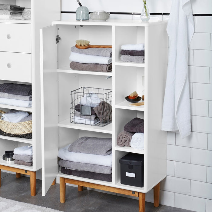 Tenzo Color Bath Badkamerkast met Vakken Wit