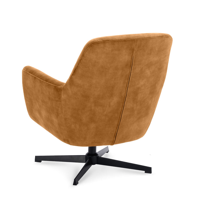 by fonQ Edgar Fauteuil Draaibaar - Cognac