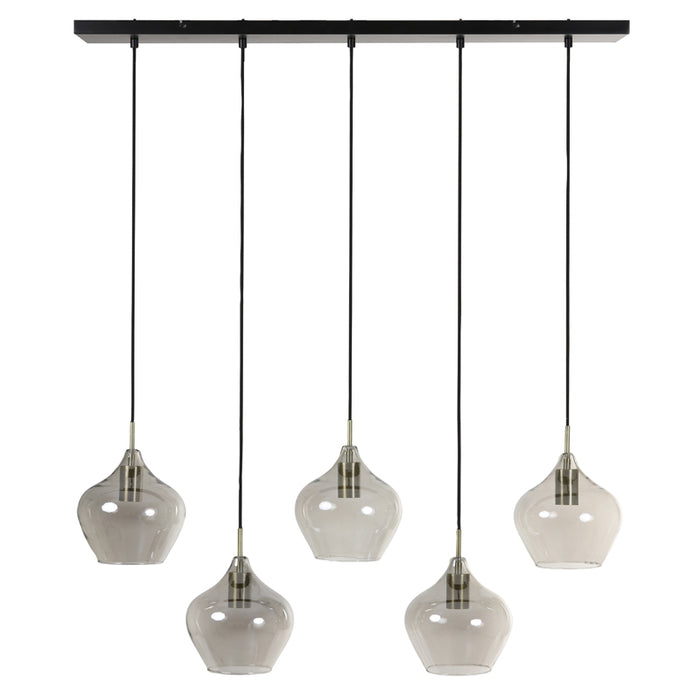 Light & Living - Hanglamp RAKEL - 104x20x120cm - Brons
