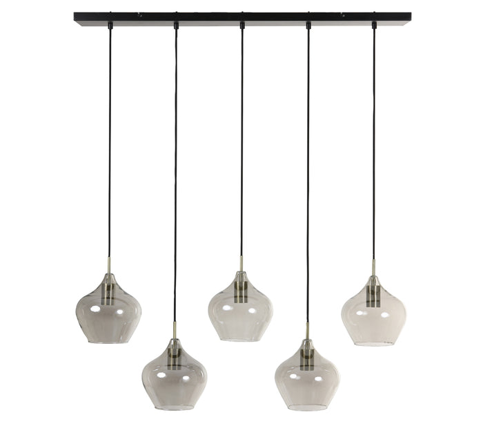 Light & Living - Hanglamp RAKEL - 104x20x120cm - Brons