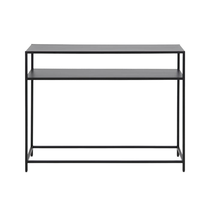 Lisomme Roy metalen sidetable zwart - 100 x 35 cm