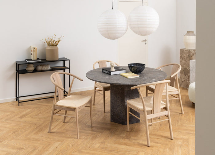 Lisomme Roy metalen sidetable zwart - 100 x 35 cm