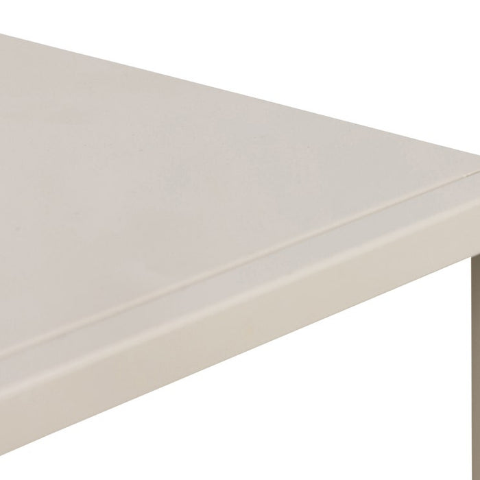 Lisomme Roy metalen sidetable beige - 100 x 35 cm