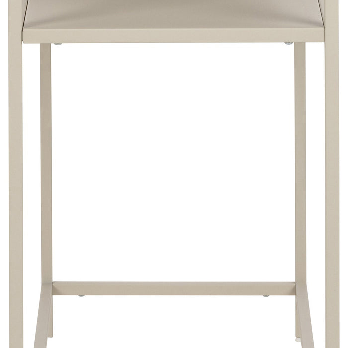 Lisomme Roy metalen sidetable beige - 100 x 35 cm