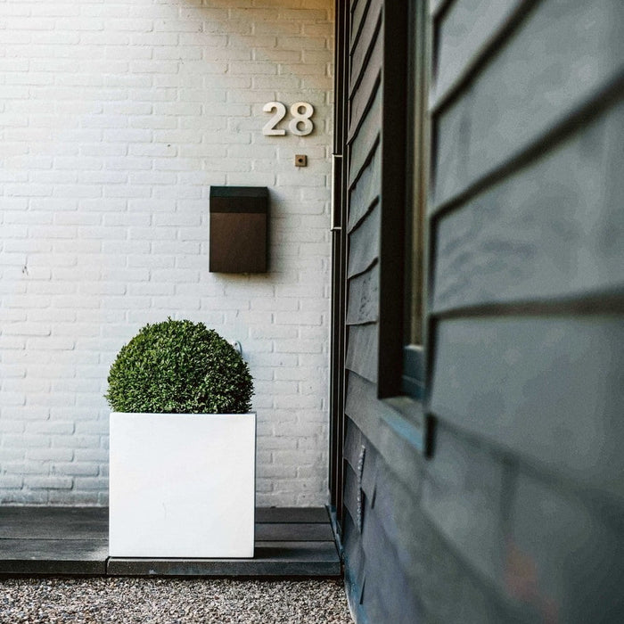 Capi Lux White Pot vierkant wit 20 x 20 x 20 cm