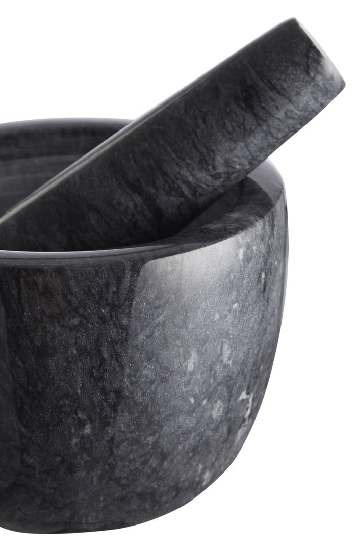 Lisomme Lev marmeren vijzel met stamper grijs