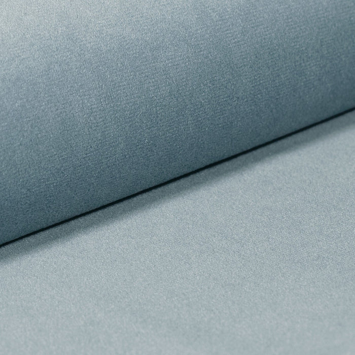 Nolon Nola-Fé draaibare eetkamerstoel velvet blauw - zwart onderstel