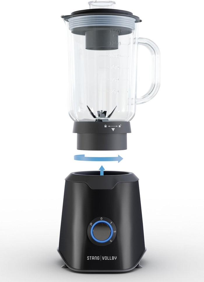 StangVollby blender - 1500 ml - zwart