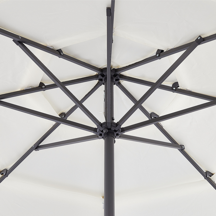 Beliani - BIBIONE - Parasol - Beige - 270 cm - Polyester